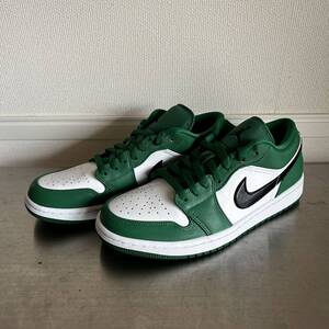 未使用 NIKE AIR JORDAN 1 LOW PINE GREEN ナイキ エアジョーダン ロー パイン グリーン