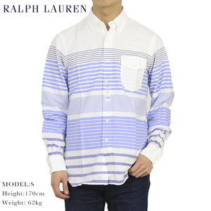 新品 アウトレット 860 Lサイズ メンズ 長袖 シャツ polo ralph lauren ポロ ラルフ ローレン ボーダー