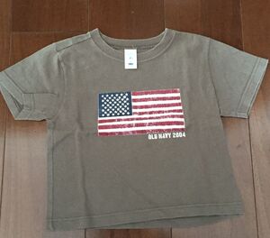 USED★オールドネイビーOLD NAVY★キッズTシャツ★２T★アメカジ★アメリカで購入★星条旗柄★アメリカンフラッグ★4