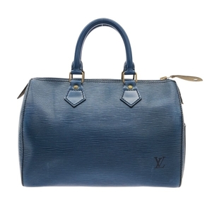 ルイヴィトン LOUIS VUITTON ハンドバッグ M43015 スピーディ25 レザー（LVロゴの刻印入り） トレドブルー VI1921 バッグ エピ