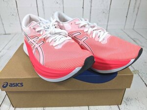 【8yt142】ランニングシューズ asics アシックス 1013A129 モデル：S4 ピンク×ホワイト サイズ：25.0㎝ 未使用◆g12