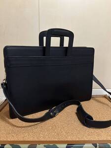 良品 USA製 old COACH グローブレザー 2Way ビジネスバッグ