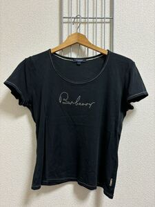 ［BURBERRY］バーバリー 半袖 Tシャツ ブラック　レディース　1 Y3191