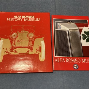 h002 洋書【 ALFA ROMEO HISTORY MUSEUM アルファロメオ 】2冊■歴史 写真 vintage 