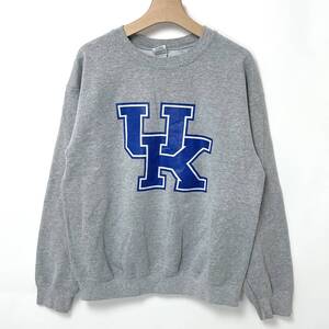 NCAA KENTUCKY/ケンタッキー大学 グレー GILDAN/ギルダン カレッジスウェットシャツ Mサイズ【SS-0004B-1010】