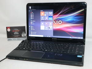 ★ Core i5 ☆ SVEシリーズ ★ VAIO ブラック★ win 10 pro ≪ 爆速SSD 仕様 ≫メモリ8G/SSD512GB(新品) /WiFi/WebCam/DVD/office 2019