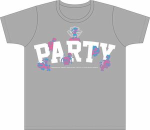 でんぱ組.inc「でんぱーりーナイトdeパーリー」TシャツA グレー（Sサイズ・未開封）