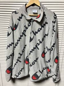 ◆ 美品 champion チャンピオン　スナップB ジャケット　リバースウィーブ　XL 灰色　old vintage