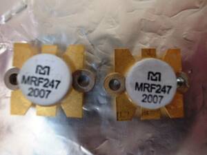 モトローラ RFパワートランジスタ MRF247 2個　新品　2SC5125、２ＳＣ2782代替品　その2