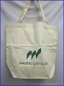 01655♪女子ゴルフ・MASTERS・GOLF・CLUB＊トートバッグにサイン♪