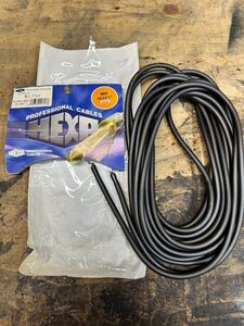 ［ジャンク］HEXA ヘクサ Professional Cables シールド 7M コネクタ無し