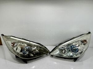 迅速/傷なし ステップワゴン　RG1　ヘッドライト　左右　コイト　100-22594　キセノン　HID　打刻J0　メッキ　(er-1)