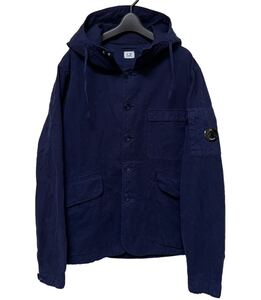 C.P.COMPANY MAIS-B Canvas Weave Garment Dyed Jacket Navy 50 ジャケット マウンテンパーカー