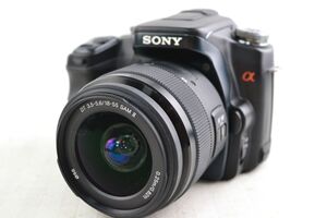 ★実用美品★Sony ソニー α100 DSLR-A100 ボディ DT 18-55mm F3.5-5.6 SAM II★♯15405