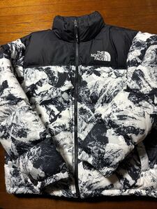 美品　THE NORTH FACE ノースフェイス ヌプシ ダウンジャケット韓国限定　Lサイズ NJ1DN76A 雪山カラー