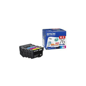 EPSON 純正インクカートリッジ(4色セット・大容量) IC4CL76