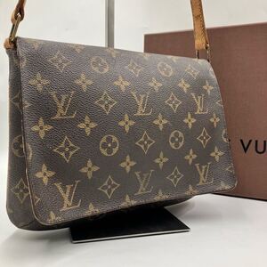 LOUIS VUITTON ルイヴィトン ミュゼットタンゴ モノグラム ショルダーバッグ ブラウン レディース M51257