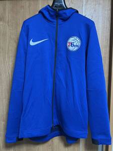 Nike Philadelphia 76ers ジップアップフーディ 青 サイズL 新品