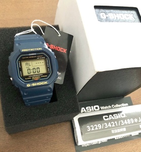 G-SHOCK DW5600 NAVY BLUE スピード 紺 スクエア 定番 オリジン 生産終了 DW-5600RB-2JF 初期 カラー 90’s リバイバル CASIO