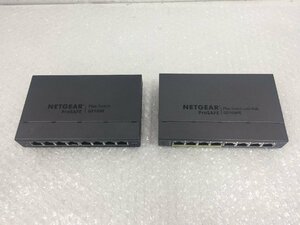 NETGEAR【GS108PEv3】ギガビット8ポート アンマネージプラススイッチ(4ポートのPoE給電対応)　本体のみ　２個セット（管2OF)