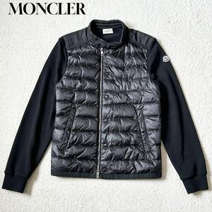 1円～極美品 MONCLER モンクレール ハイブリッドダウン 切替ニット マグリア MAGLIA サイズS