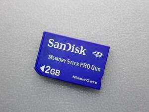 SanDisk Memory Memory Stick PRO Duo 2GB ケース付き サンディスク メモリースティック プロ デュオ PSP メモリーカード 動作確認済み