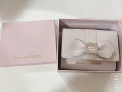 Maison de FLEUR財布 ビジューバックルリボンウォレット レディース