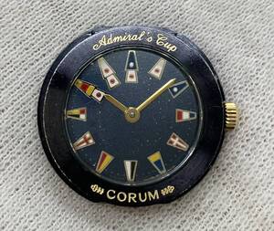 ジャンク 【ジャンク】 CORUM コルム アドミラルズカップ クォーツ レディース 腕時計 24.810.31 V-52 ネイビー アンティーク ヴィンテージ