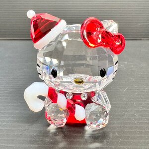 キングラム[27]Swarovski Hello Kitty Santa スワロフスキー ハローキティ サンタクロース★良品★箱無し★1円～【送料無料】