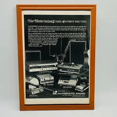 ビンテージ 広告　ポスター　『 オートマチックラジオ (Automatic Radio) 』 1960