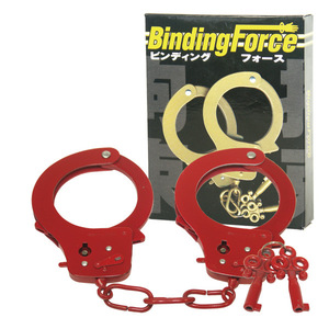 【送料込】手錠 ビンディングフォース レッド binding force handcuff