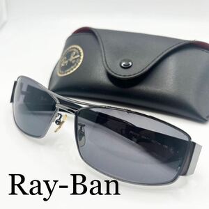 1円〜【ケース付き】Ray-Ban レイバン サングラス RB3370 グリーン×ブラック×シルバー サイドロゴ アイウェア 度なし 