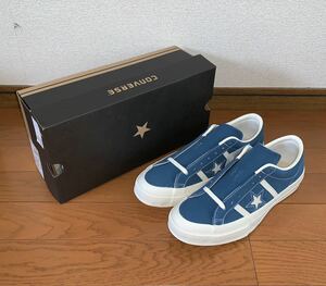 新品 CONVERSE STAR&BARS CANVAS 1CL661 27cm コンバース スター＆バーズ キャンバス ブルー ホワイト 青 紺 白 ジャックスター ワンスター