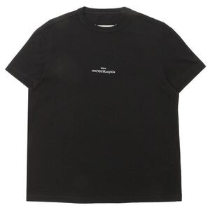 Maison Margiela レギュラーフィット クルーネック ロゴ Tシャツ 46サイズ　ホツレ穴あきあり