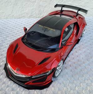 送料無料 ドア類開閉ありません 京商 1/18 GT スピリット カスタマイズ LB-WORKS NSX ミニカー GT SPIRIT 