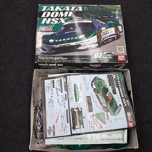 未組立 欠品ありジャンク品 バンダイ TAKATA 童夢 NSX Real machine series 爆シード ミニ四駆 プラモデル 箱説明書付き　み