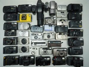 ★フイルムカメラなど★OLYMPUS/MINOLTA/Canon/FUJICA/PENTAX/CHINON/RICOH/ 等 計:40点まとめ【ジャンク品】31231