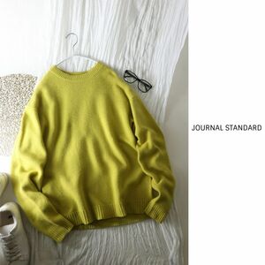 1.2万☆ジャーナルスタンダード JOURNAL STANDARD☆HAMILTONFURMIXクルーネックニット Mサイズ☆A-O 6992