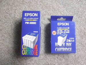 【未開封】EPSON エプソン インクカートリッジ カラー IC5CL03 ／黒 IC1BK02W PM-3000C用【未使用】