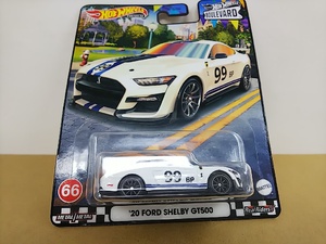 ■ HOTWHEELSホットウィール BOULEVARD 1/64 ’20 FORD SHELBY GT500 フォードシェルビー ミニカー