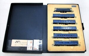 ■【ジャンク】KATO 旧製品 NTRAIN Nトレイン Nゲージ 302 EF65 他 寝台客車 計６両セット ◆ カトー