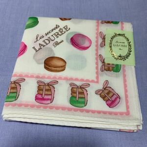 LADUREE ラデュレ ハンカチ マカロン 未使用A