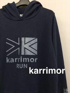 カリマー karrimor スウェット パーカー フーディー アウトドア ネイビー レディース 4Lサイズ ～▼&