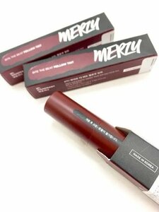 【新品・未開封】MERZY マージー ザ バイトビート メロウ ティント 4g M1マホガニー 3本セット