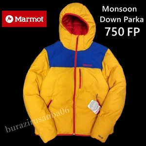 メンズ M◆未使用 定価40,700円 Marmot マーモット 750フィル ダウンジャケット Monsoon Down Parka 保温性が高い撥水ダウン down DEFENDER