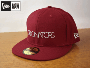 B166《未使用品》NEW ERA ニューエラ 59FIFTY【7-1/2 - 59.6cm】ORIGINATORS ロゴ フラット 帽子 キャップ USモデル