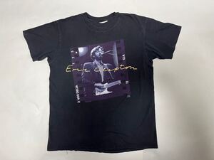 90s 90年代 Eric claptom エリッククラプトン バンドtシャツ バンt ヴィンテージ コピーライト付き 袖口シングルステッチ ロックTシャツ