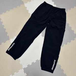 SUPREME シュプリーム Warm Up Pant ウォームアップパンツ ブラック ナイロン Size S トラックパンツ supreme