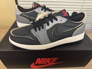 Nike Air Jordan 1 Low OG EX Black and Smoke Greyナイキ エアジョーダン1 ロー OG EX ブラック アンド スモーク グレー DV0982-006 28cm