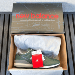 国内正規品 オールレザー New Balance CM996NC GREEN US8 26cm USA製オリジナルM576コンセプト グリーン×グレー 緑NBスニーカー 限定 M996